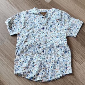 Leon under the sea button down shirt